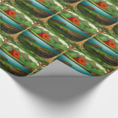 Campingsboden Geschenkpapier (Ecke)