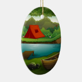 Campingsboden Keramik Ornament (Rechts)