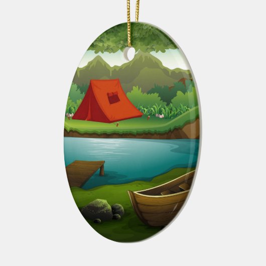 Campingsboden Keramik Ornament (Links)