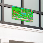 Campingwege für Autos 2 1/2' x 4' Banner (Äußeres Gebäude)