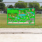 Campingwege für Autos 3x5 Banner (Insitu)