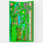 Campingwege für Autos 3x5 Banner (Vertikal)