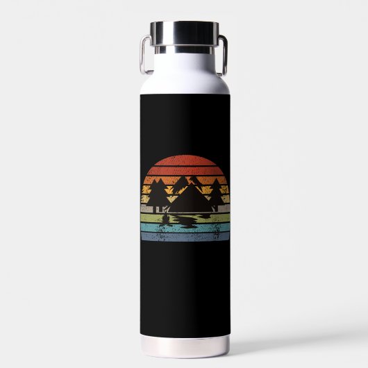 Campingzelte Retro Trinkflasche (Vorne)