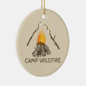 Campirwith Toasting Marshmallows Ornament (Rechts)