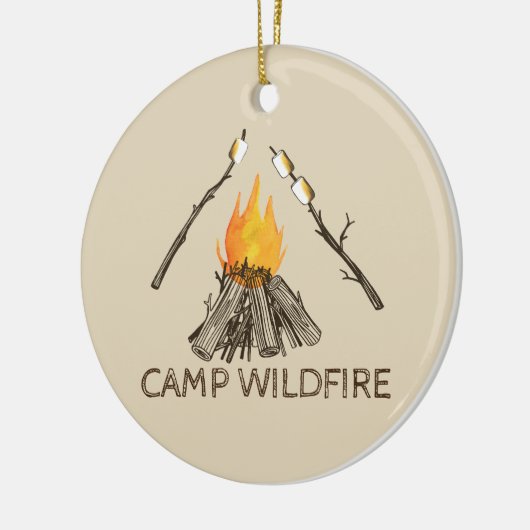 Campirwith Toasting Marshmallows Ornament (Links)