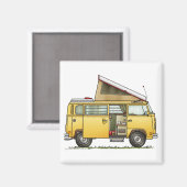 Campmobile Camper Van Magnet (Vorderseite/Rückseite)