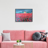 Campo de Amapolas Painting by Alfred Fox Leinwanddruck (Insitu (Wohnzimmer))