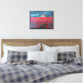 Campo de Amapolas Painting by Alfred Fox Leinwanddruck (Insitu (Schlafzimmer))