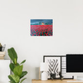 Campo de Amapolas Painting by Alfred Fox Poster (Heimbüro)