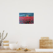 Campo de Amapolas Painting by Alfred Fox Poster (Küche)