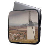 Campo de Criptana, antike Windmühlen La Mancha Laptopschutzhülle (Vorderseite Links)