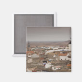 Campo de Criptana, antike Windmühlen La Mancha Magnet (Vorderseite/Rückseite)