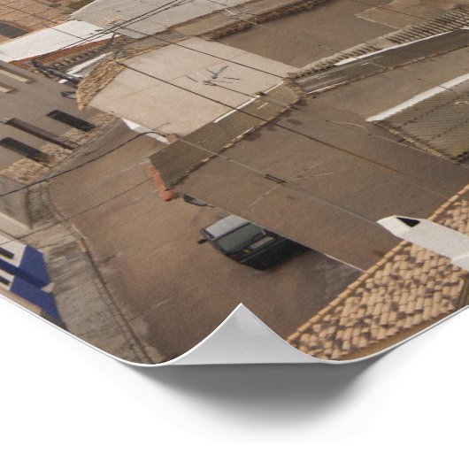 Campo de Criptana, antike Windmühlen La Mancha Poster (Ecke)