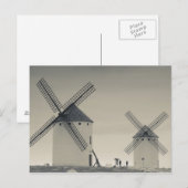 Campo de Criptana, antike Windmühlen La Mancha Postkarte (Vorne/Hinten)