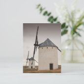 Campo de Criptana, antike Windmühlen La Mancha Postkarte (Stehend Vorderseite)