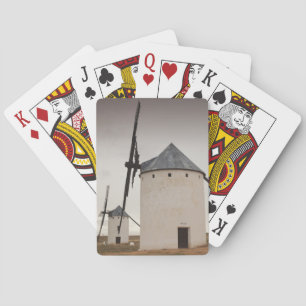 Campo de Criptana, antike Windmühlen La Mancha Spielkarten