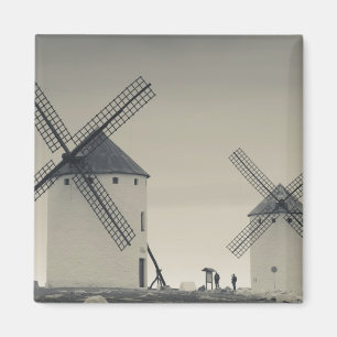 Campo de Criptana, antike Windmühlen von La Mancha Magnet