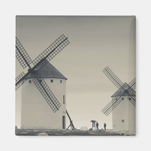 Campo de Criptana, antike Windmühlen von La Mancha Magnet (Vorne)