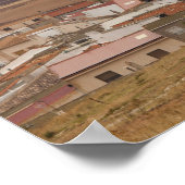 Campo de Criptana, antike Windmühlen von La Mancha Poster (Ecke)