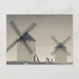 Campo de Criptana, antike Windmühlen von La Mancha Postkarte