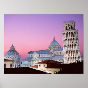 Campo dei Miracoli Pisa Italien Plakat