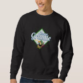 Campo Grande Mato Grosso do Sul Brazil Retro Touca Sweatshirt (Vorderseite)