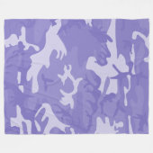 Campo Lila Fleecedecke (Vorderseite (Horizontal))