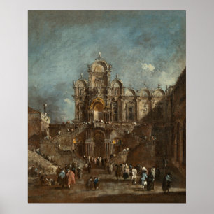 Campo San Zanipolo Venedig - Guardi Fine Art Poste Poster