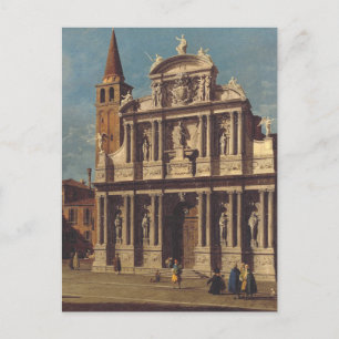 Campo Santa Maria Zobenigo von Canaletto Postkarte