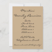 Campo Santo, Genua, Ligurien, Italien Einladung (Rückseite)