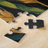 Campo trigal dorado con cuervos puzzle (Seite)