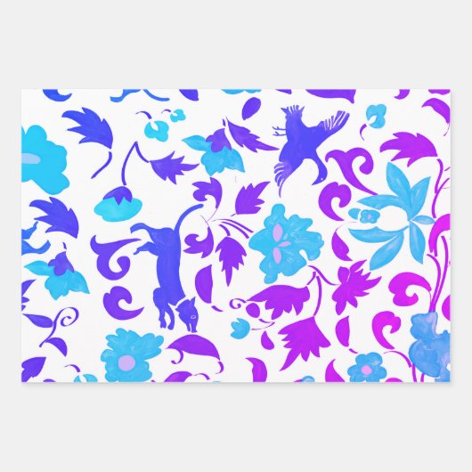 Campo y animales geschenkpapier set (Vorderseite 3)