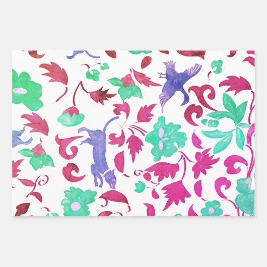 Campo y animales geschenkpapier set (Vorderseite 2)