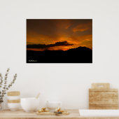 Campobasso, un tramonto! poster (Küche)