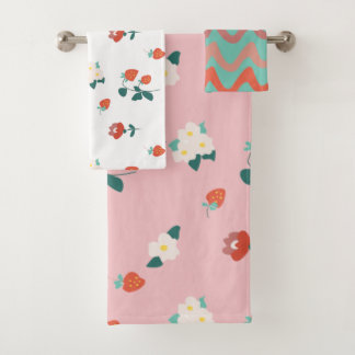 Campos de frutillas badhandtuch set