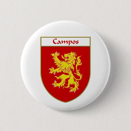 Campos-Wappen/Familienwappen Button (Vorderseite)