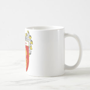 Campos-Wappen/Familienwappen (überzogen) Kaffeetasse