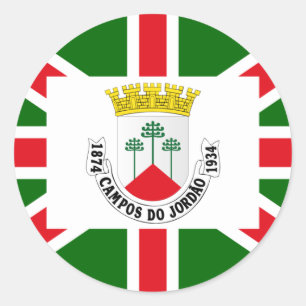 Camposdo Jordao, Brasilien Runder Aufkleber