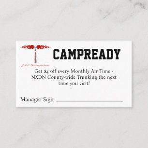 CAMPREADY VISITENKARTE
