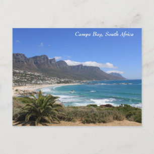 Camps Bay Beach, Südafrika Postkarte