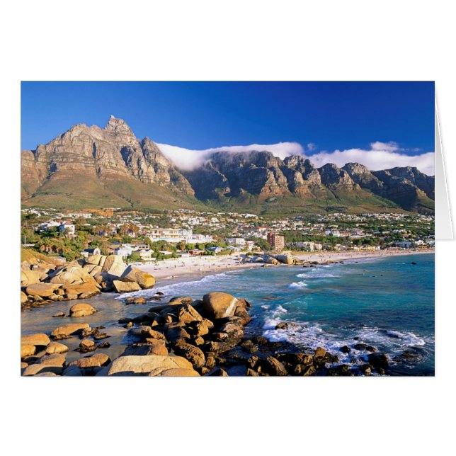 Camps Bay Beach und die Zwölf Apostel Range (Vorderseite (Horizontal))