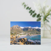 Camps Bay Beach und die Zwölf Apostel Range Postkarte (Stehend Vorderseite)