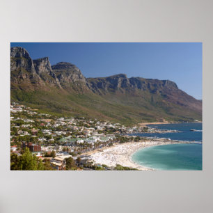 Camps Bay Beach und Zwölf Apostel Poster