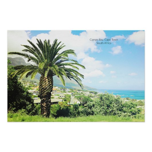 Camps Bay, Kapstadt, Poster (Vorderseite)