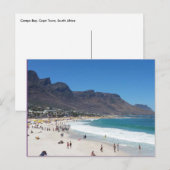 Camps Bay, Kapstadt, Südafrika Postkarte (Vorne/Hinten)