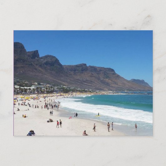 Camps Bay, Kapstadt, Südafrika Postkarte (Vorderseite)