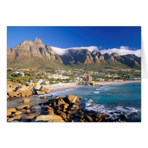 Camps Bay Strand und die Twelve Apostles Bergkette
