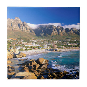 Camps Bay Strand und die Twelve Apostles Bergkette Fliese