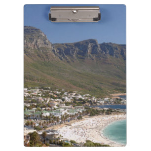Camps Bay Strand und Twelve Apostles Klemmbrett