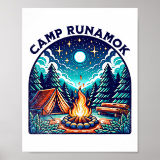 Camps Runamok Musical Playing T-Shirt für jugendli Poster